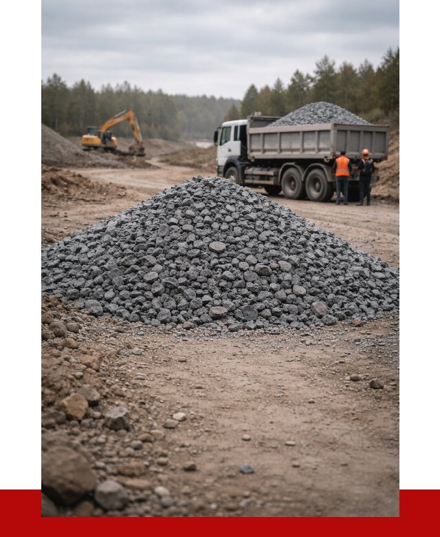 Щебень габбро диабаз фракция 40-70 в Сарапуле от 2271 р-ПРОНЕРУДСрл