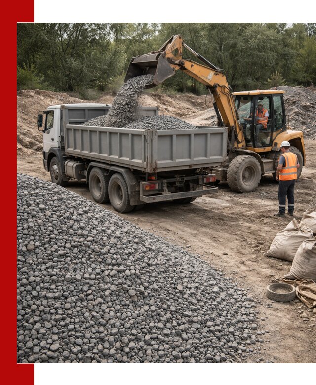 Доставка гравийного щебня в Сарапуле оптом и в розницу