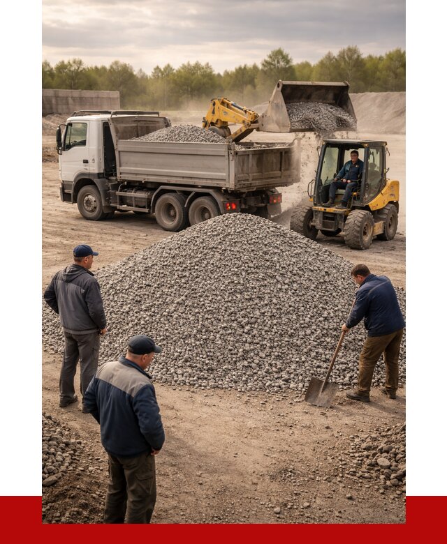 Гравийный щебень фракция 5-20 в Сарапуле от 2478 р. ПРОНЕРУДСрл