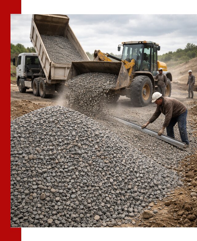 Гравийный щебень фракция 5-20 с доставкой в Сарапуле