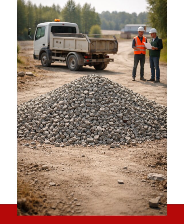 Гравийный щебень фракция 20-40 в Сарапуле от 1239 р. | ПРОНЕРУДСрл