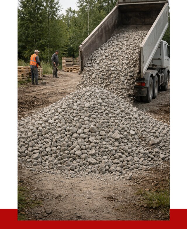 гравийный щебень фракция 70-120 в Сарапуле от 2529 р. ПРОНЕРУДСрл