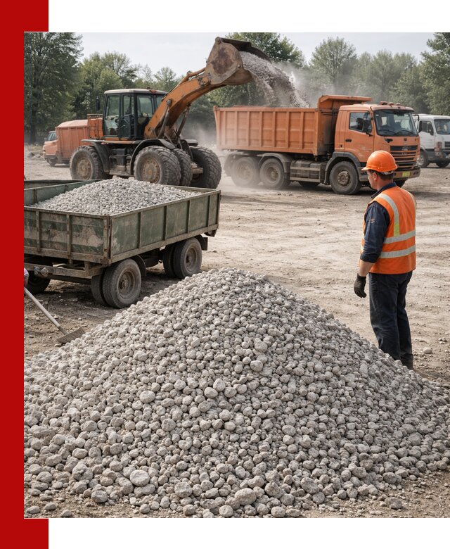 Доставка известнякового щебня фракция 20–40 в Сарапуле