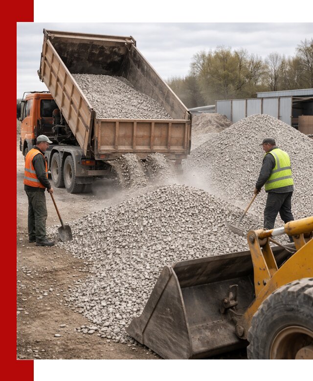 Доломитовый щебень фракции 5-20 с доставкой в Сарапуле