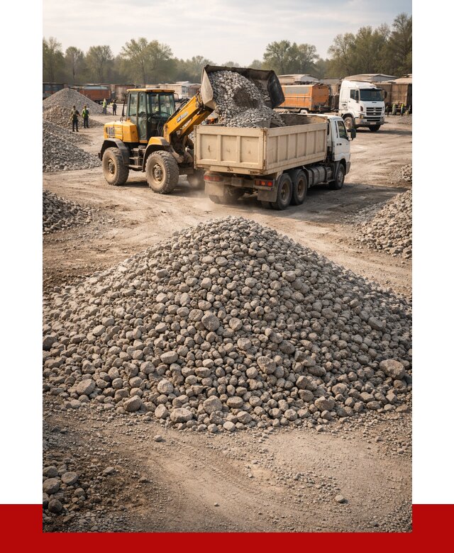 Вторичный щебень фракция 40-70 в Сарапуле от 1796 р, ПРОНЕРУДСрл