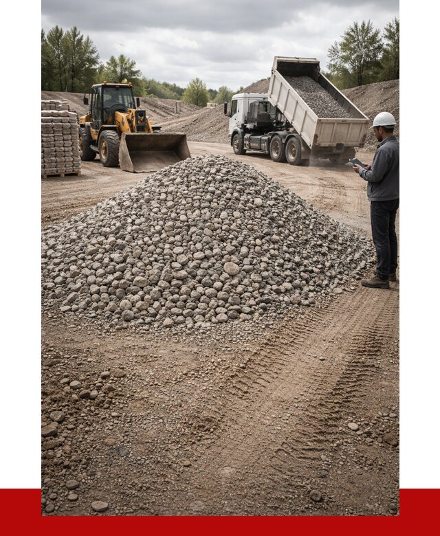 Купить бетонный щебень в Сарапуле, от 3304 р. ПРОНЕРУДСрл