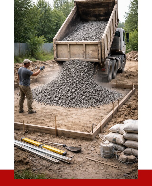 Купить щебень для фундамента в Сарапуле от 4646 р. | ПРОНЕРУДСрл