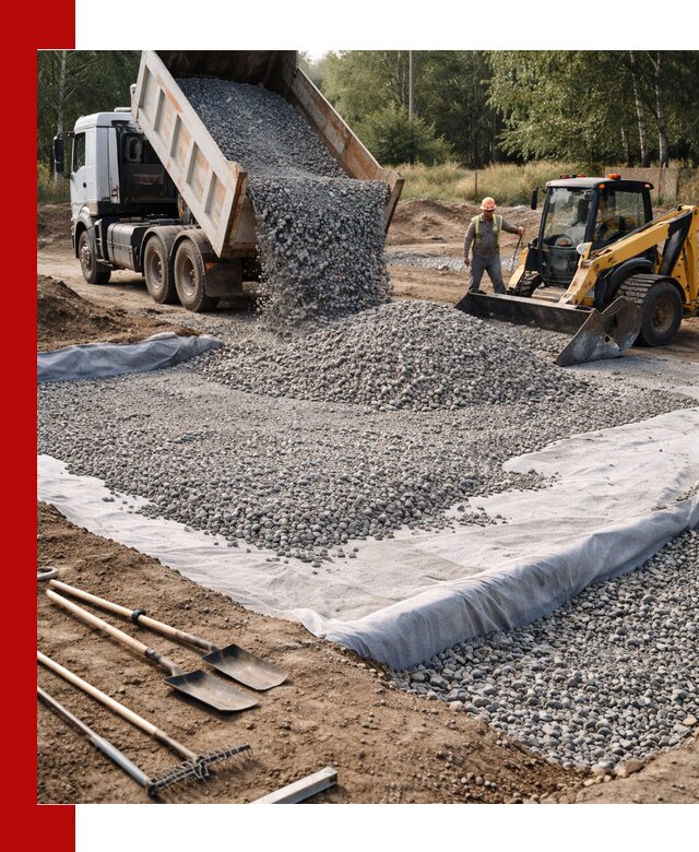 Щебень для фундамента с доставкой в Сарапуле