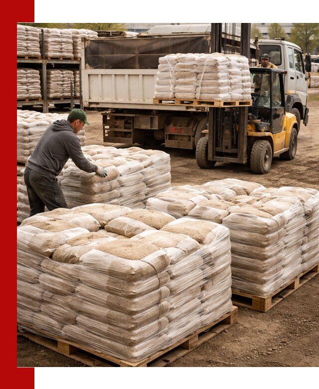 Карьерный песок в мешках с доставкой в Сарапуле