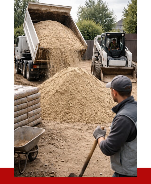 Мытый речной песок с доставкой в Сарапуле от 1497 р. | ПРОНЕРУДСрл