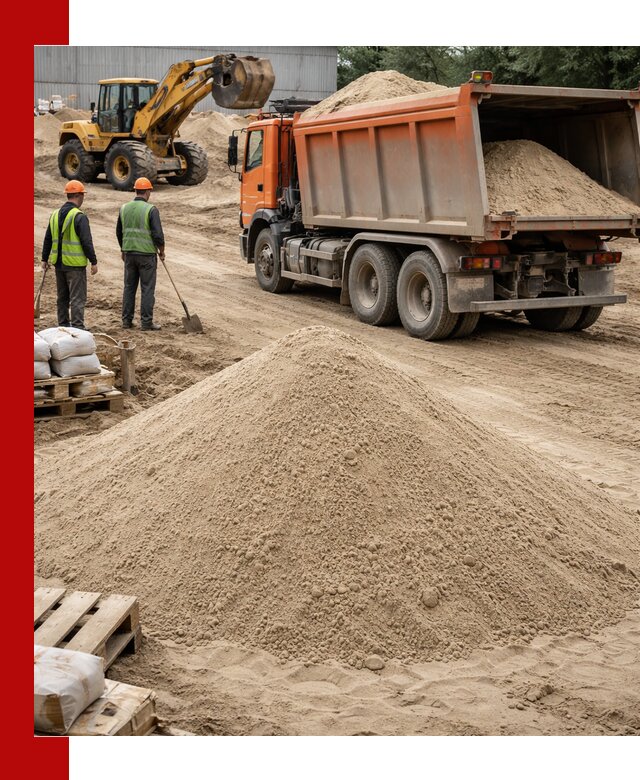 Доставка и продажа мытого речного песка в Сарапуле