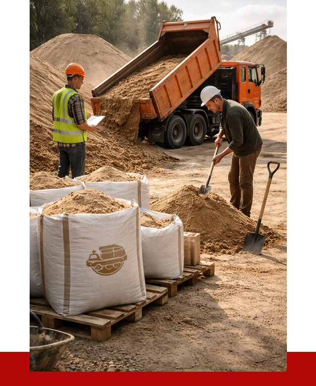 Строительный песок в Сарапуле от 2271 р. с доставкой, ПРОНЕРУДСрл