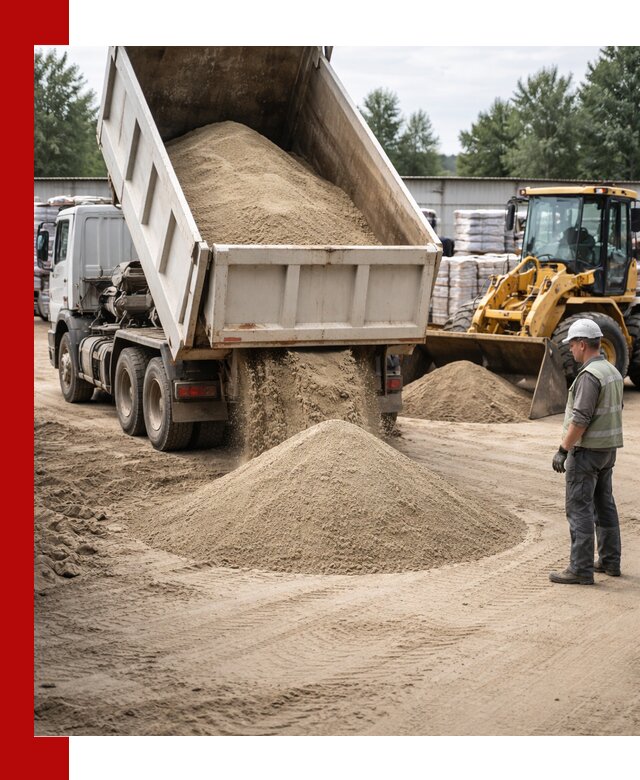 Поставка и доставка песка для бетона в Сарапуле