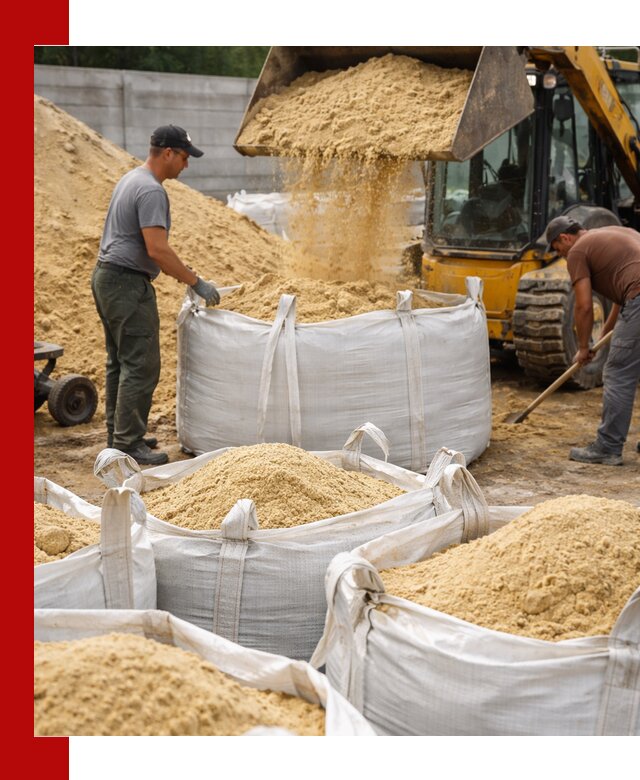 Поставка качественного песка для кладки в Сарапуле