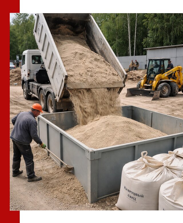 Кварцевый песок для фильтра в Сарапуле — доставка и качество