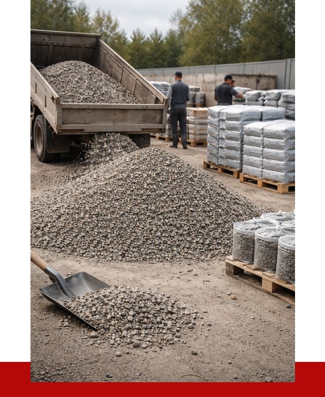 Гравий фракция 5-20 в Сарапуле купить от 2375 р. ПРОНЕРУДСрл