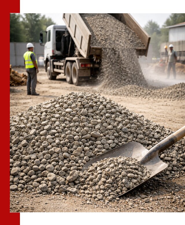 Доставка гравия фракции 20-40 в Сарапуле с самосвалами