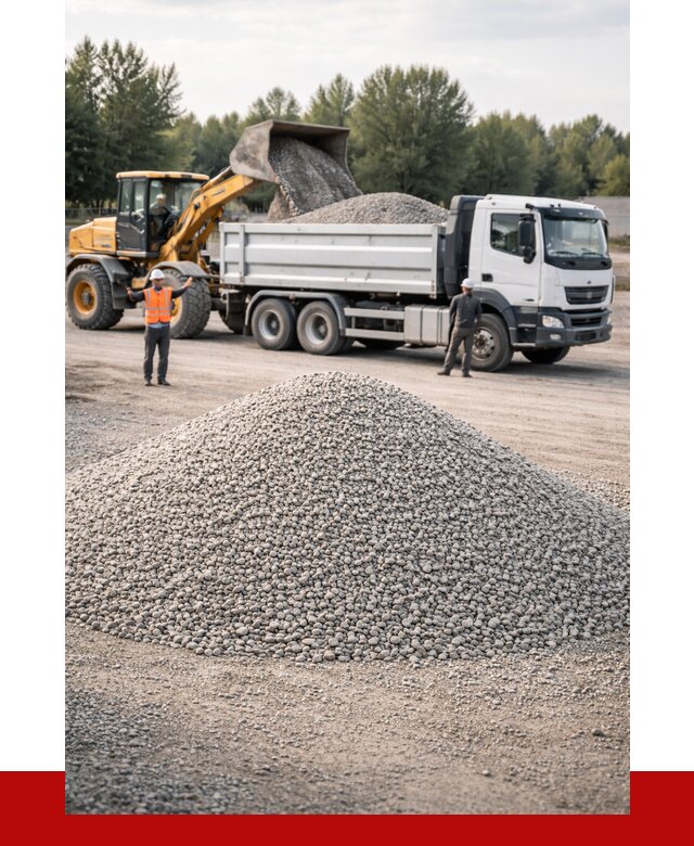 Купить мытый гравий в Сарапуле от 3613 р, доставка ПРОНЕРУДСрл