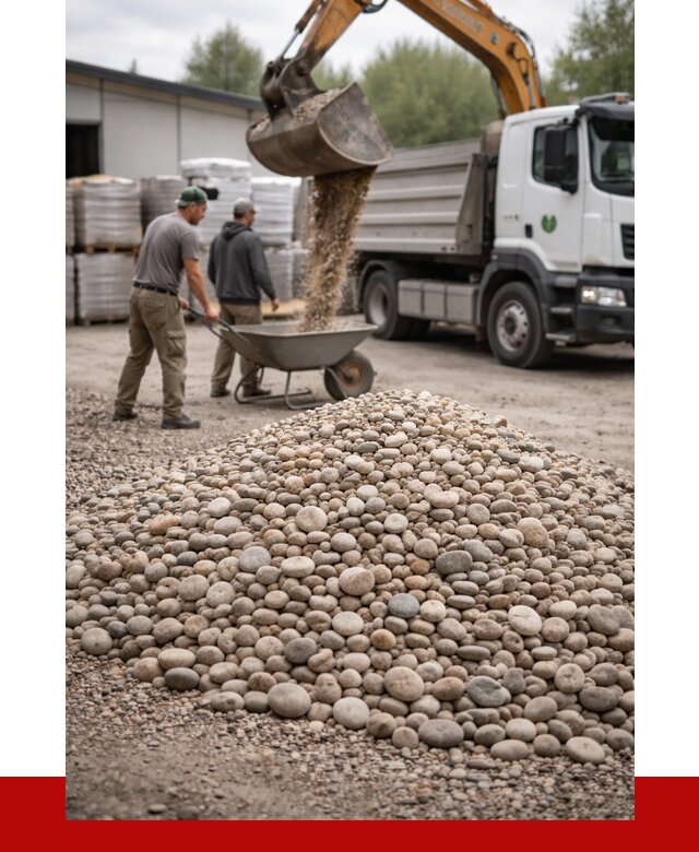 Галька декоративная в Сарапуле от 3304 р. за куб | ПРОНЕРУДСрл