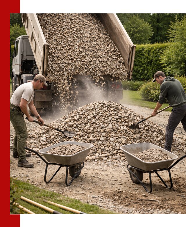 Доставка и продажа декоративной гальки в Сарапуле