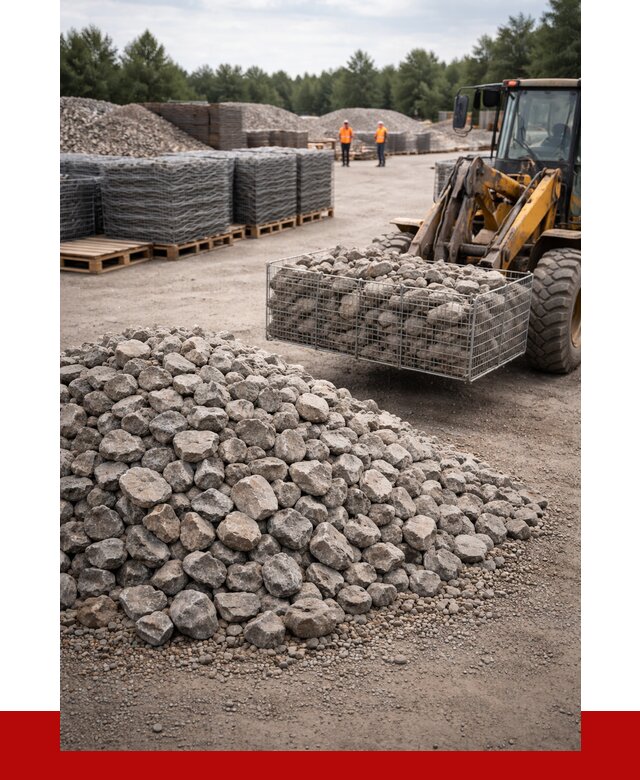 Камень для габионов фракция 70-150 в Сарапуле от 4336 р. | ПРОНЕРУДСрл