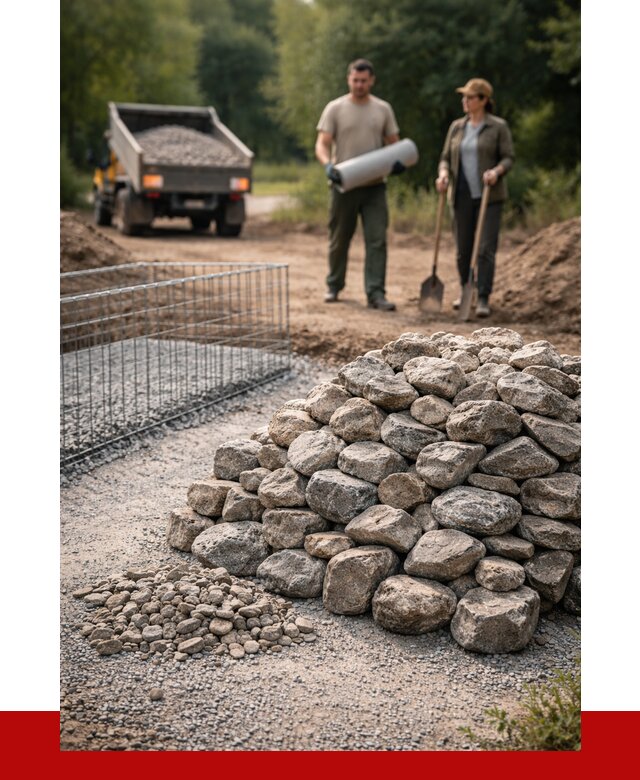 Камень для габионов фракция 100-200 в Сарапуле от 4956 р. | ПРОНЕРУДСрл