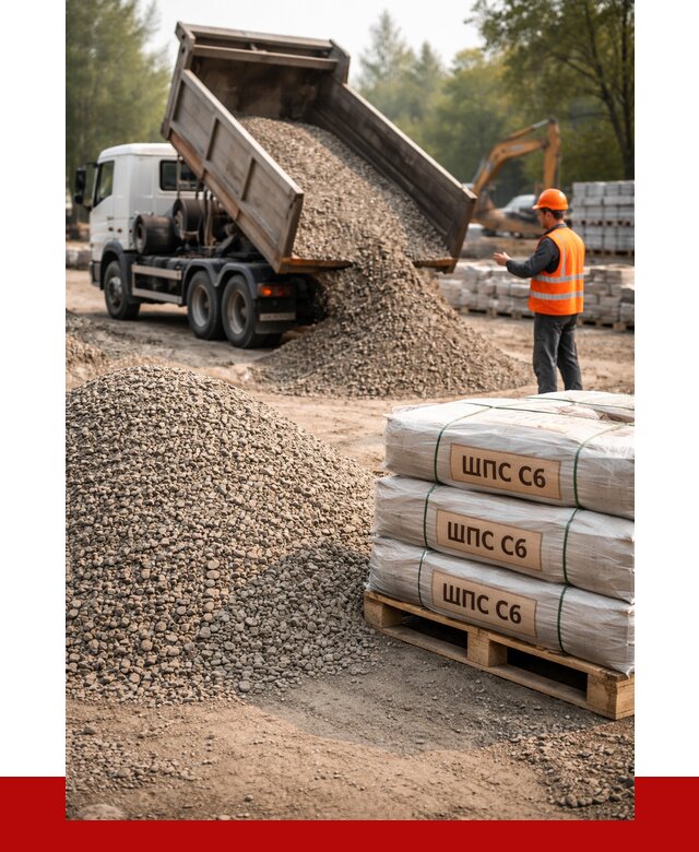 ЩПС С6 в Сарапуле с доставкой от 2271 р. за куб | ПРОНЕРУДСрл