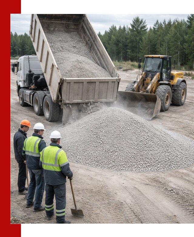 Известняковый отсев 0-5 доставка в Сарапуле быстро и выгодно