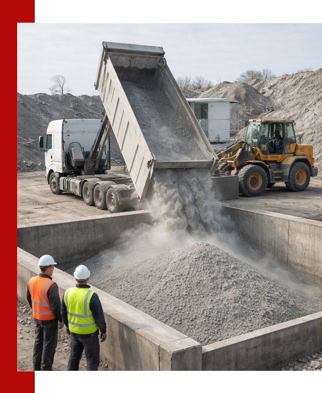 Доставка цемента навалом в Сарапуле крупными партиями