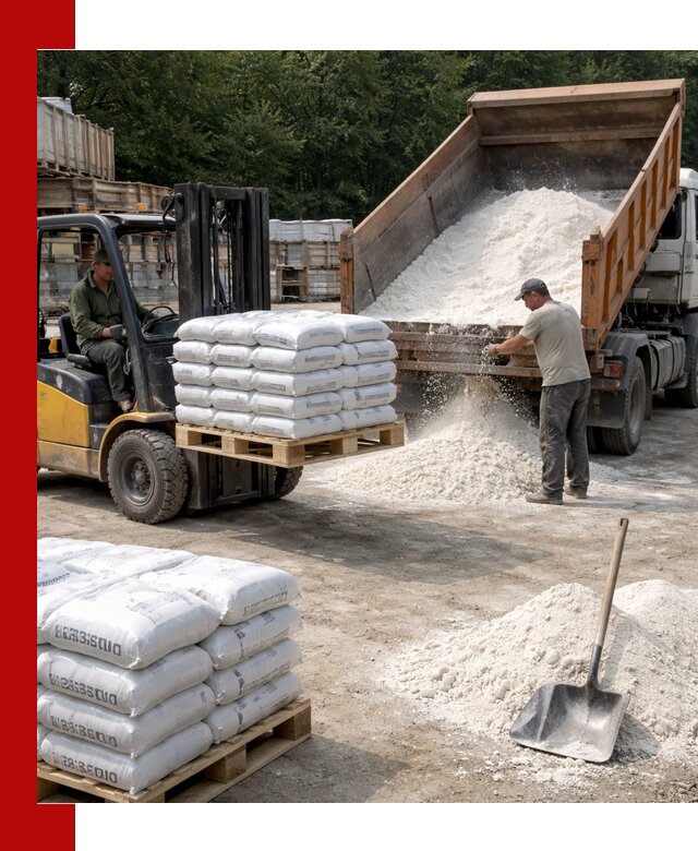 Доставка строительной извести оптом и в розницу в Сарапуле