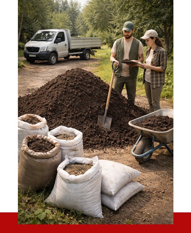 Купить грунт с доставкой в Сарапуле от 4646 р. за м3 | ПРОНЕРУДСрл