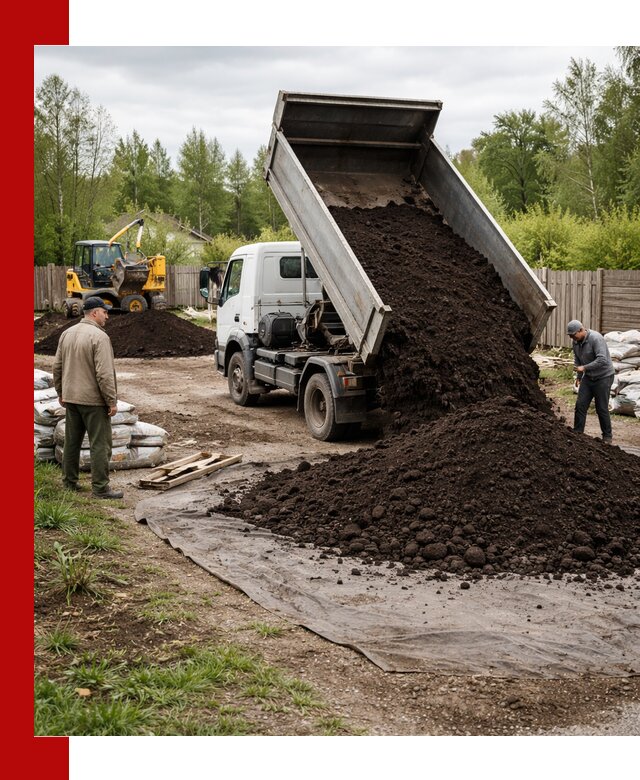 Доставка качественного почвогрунта в Сарапуле оптом и в розницу