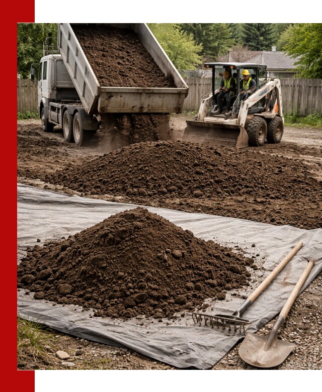 Грунт для отсыпки участка с доставкой в Сарапуле