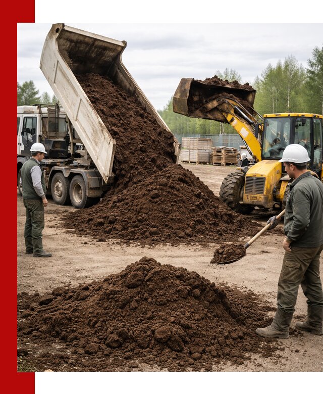 Доставка торфа оптом и в мешках в Сарапуле