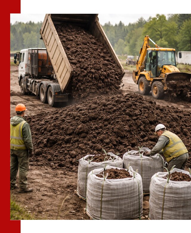 Доставка нейтрального торфа в Сарапуле оптом и в розницу
