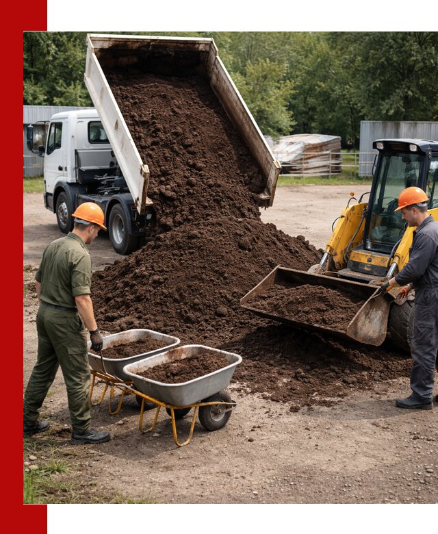 Доставка торфо-земляной смеси в Сарапуле для огорода и ландшафта