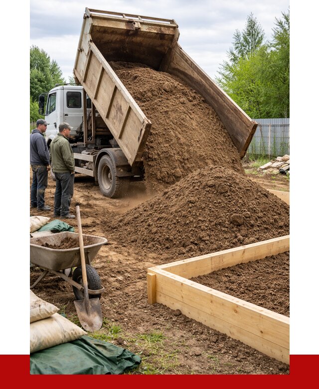 Торфо песчаная смесь в Сарапуле с доставкой от 1910 р. | ПРОНЕРУДСрл