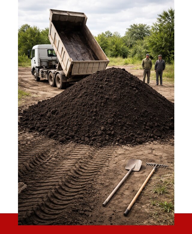 Купить чернозем навалом в Сарапуле от 1239 р. за куб | ПРОНЕРУДСрл