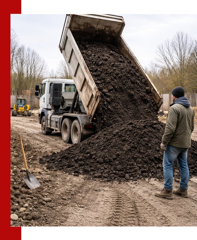 Доставка чернозема навалом в Сарапуле быстро и выгодно