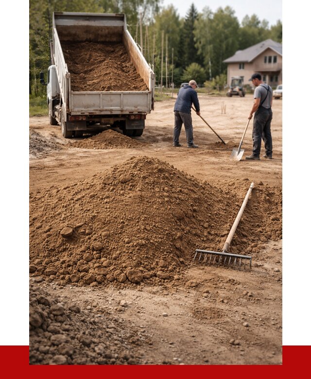 Суглинок для планировки в Сарапуле с доставкой от 4336 р. | ПРОНЕРУДСрл