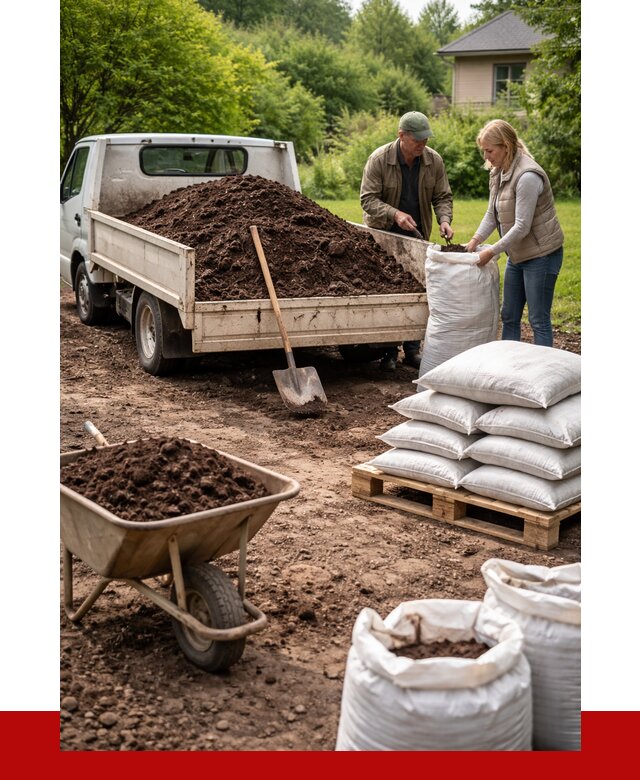 Перегной в мешках с доставкой в Сарапуле от 2271 р. | ПРОНЕРУДСрл