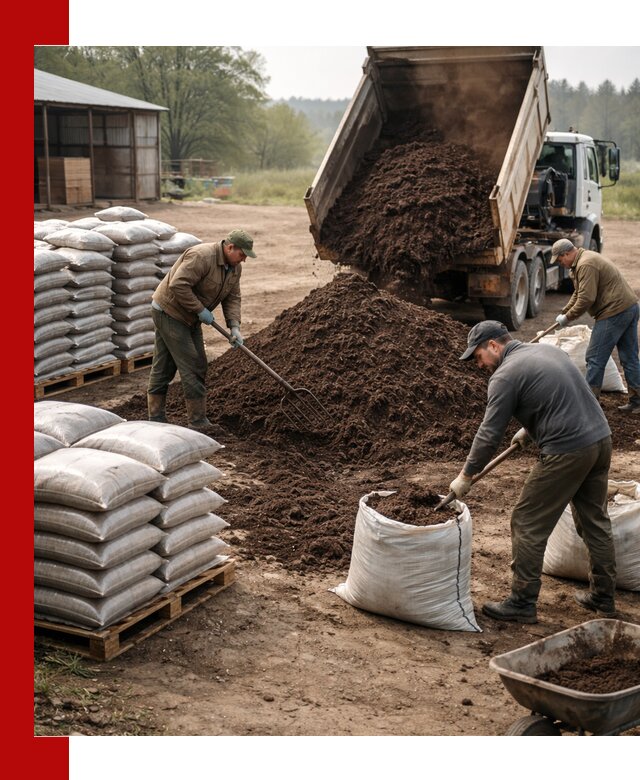 Доставка компоста оптом и в розницу в Сарапуле