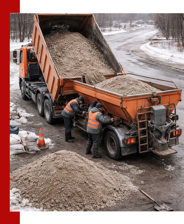 Поставка и вывоз пескосоля в Сарапуле оптом и в розницу