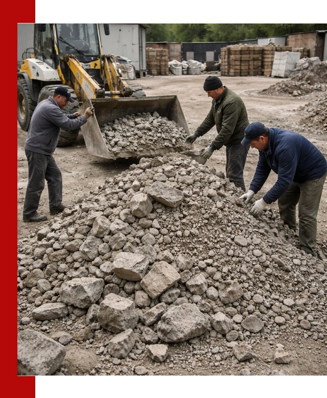 Демонтаж и вывоз бой бетона в Сарапуле