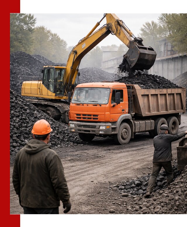 Доставка угля автотранспортом в Сарапуле быстро и выгодно