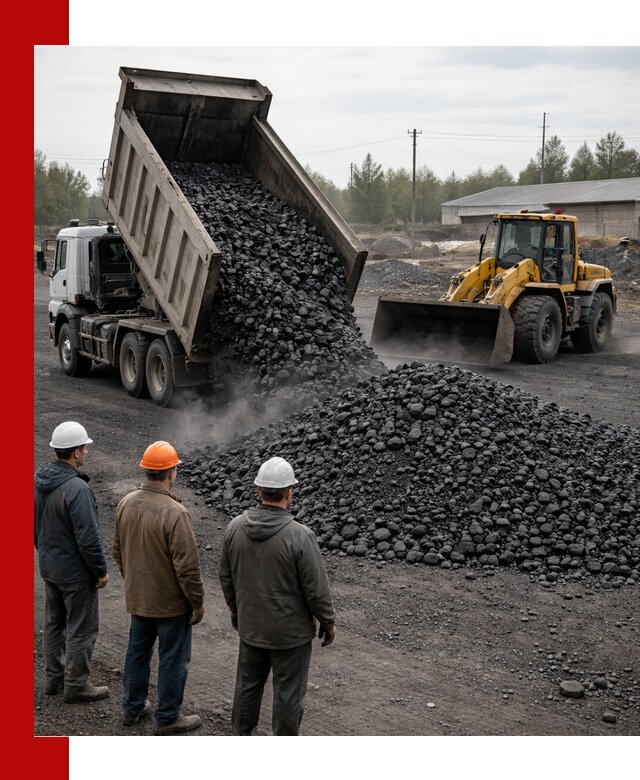 Доставка угля антрацита в Сарапуле с самосвалами и погрузкой