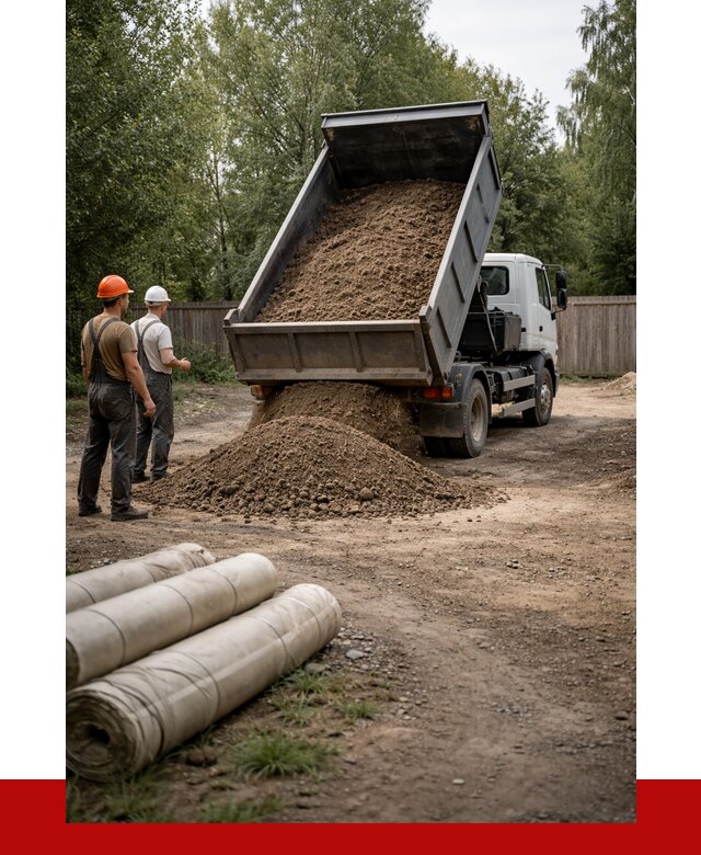 Доставка сыпучих материалов самосвалом в [cvi] от 4336 р. | ПРОНЕРУДСрл