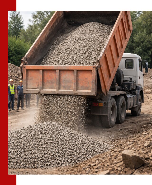 Доставка сыпучих материалов самосвалом в Сарапуле быстро и надежно