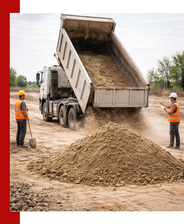 Доставка самосвалом 15 кубов в Сарапуле за город и по городу