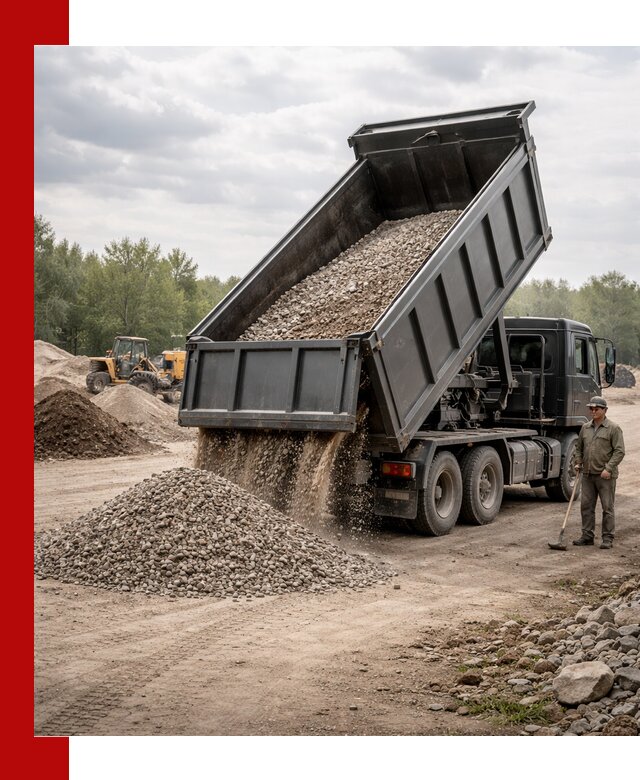 Доставка самосвалом 30 м3 по выгодным ценам в Сарапуле